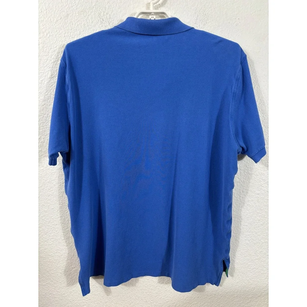 Polo‎ Ralph Lauren Polo Shirt Mens XXL Blue Yacht Club 1st Class Pique